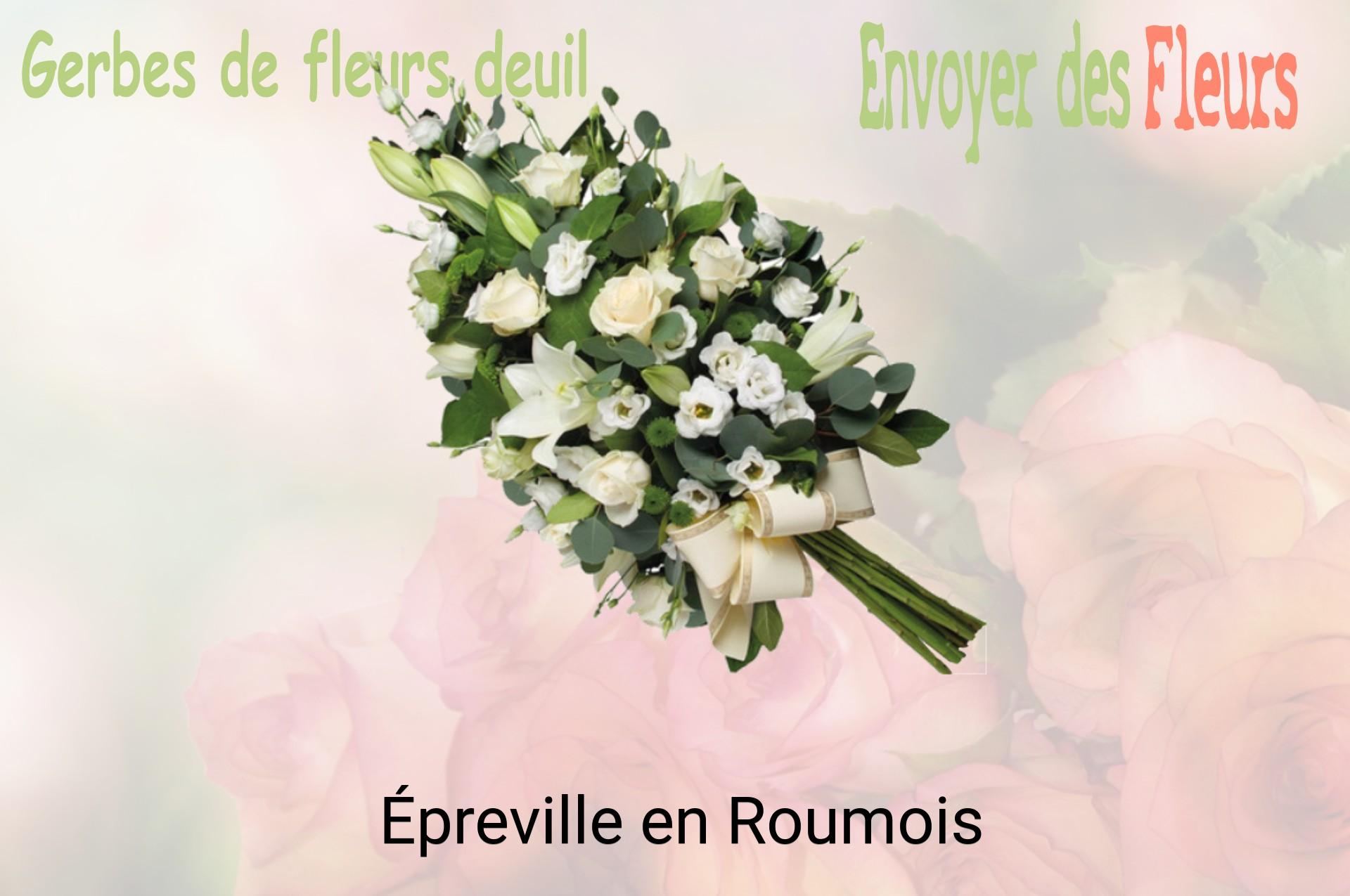 Gerbe de fleurs de deuil livrée à Épreville-en-Roumois